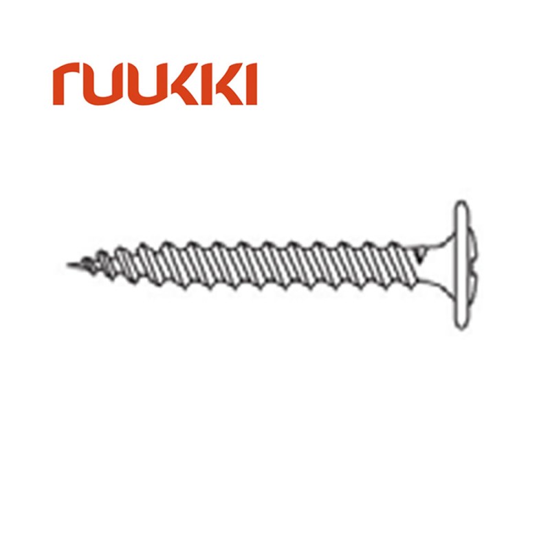 Ruukki rustfrie skruer til tre eller metall 4.2 x 25 mm, Ruukkki 100stk 380kr