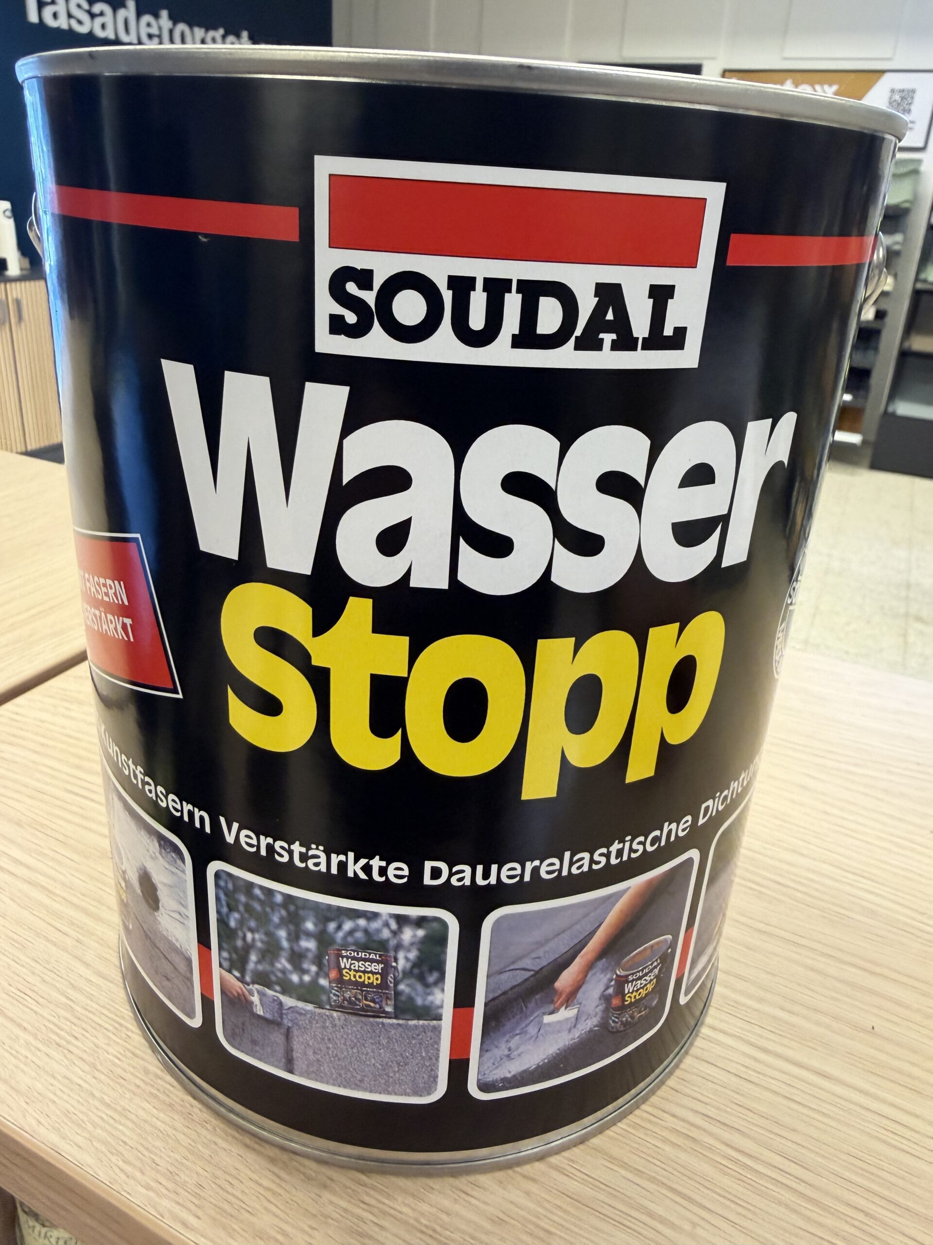 Vanntettingsbelegg Soudal Wasser Stop 4KG 1300kr