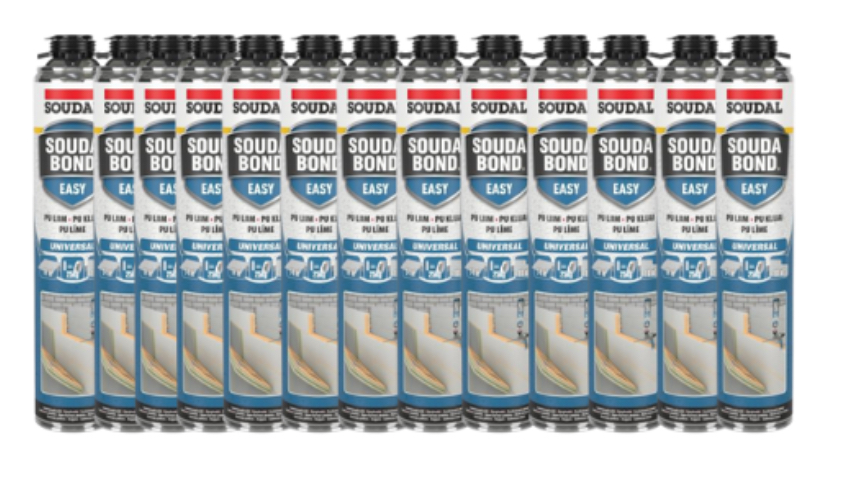 SOUDAL Skumlim Soudabond Easy 1K Gun blue FIX, oransje, 12x750ml 2499kr