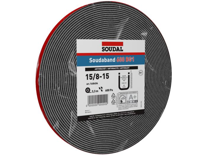 SOUDAL Soudaband 600 BG1 15 3-7mm 8m pris 150kr
