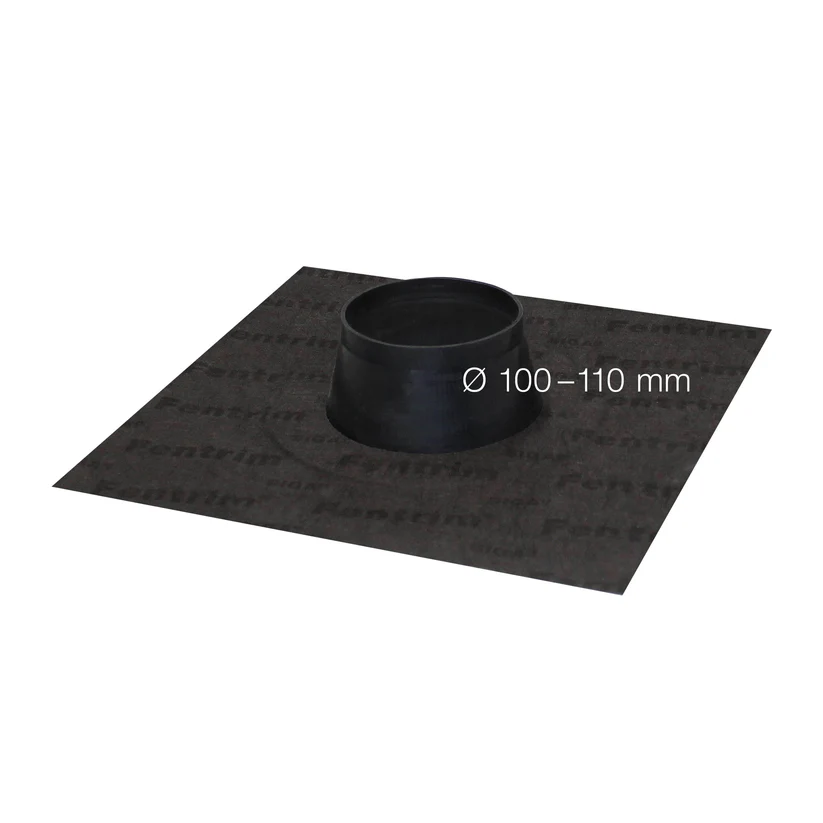 Mansjett SIGA FENTRIM  SVART Ø 100 – 110 mm 893KR