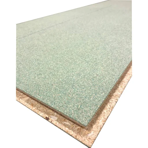 Sponplate gulv fukt P5 – 620x2420x22mm (1.5m2) pris pr plate 285kr