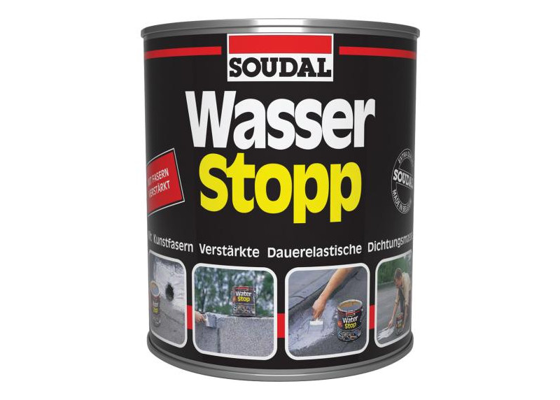 Vanntettingsbelegg Soudal Wasser Stop 750 g 370kr