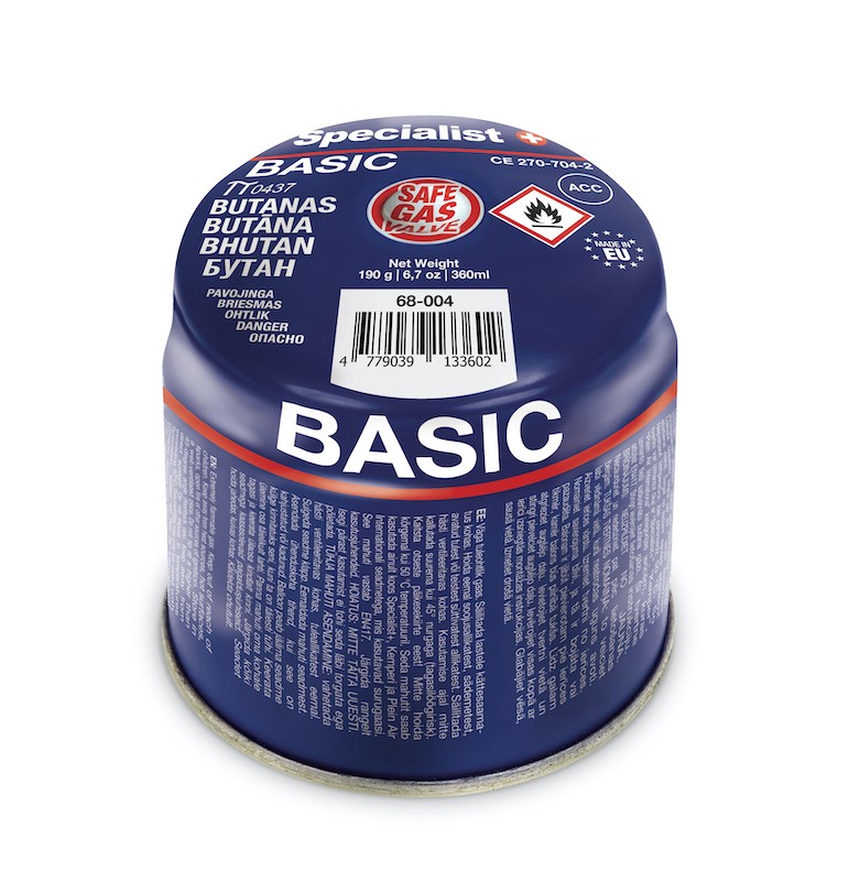 SPECIALIST+ butangass BASIC, 190 g 70kr