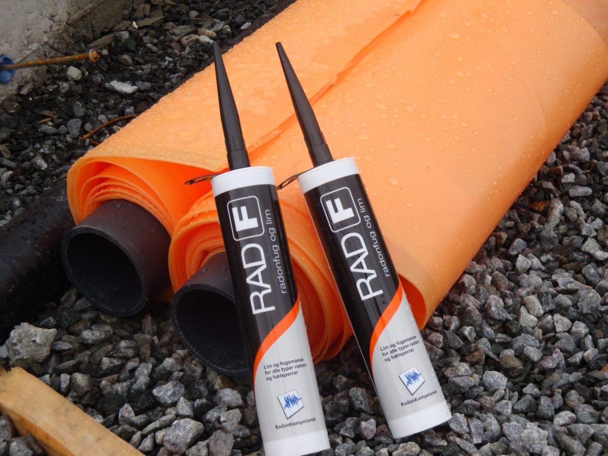 RAD F – radonfug og lim 310ml 12stk pakke 1548 kr Grundig testet og sintef-sertifisert