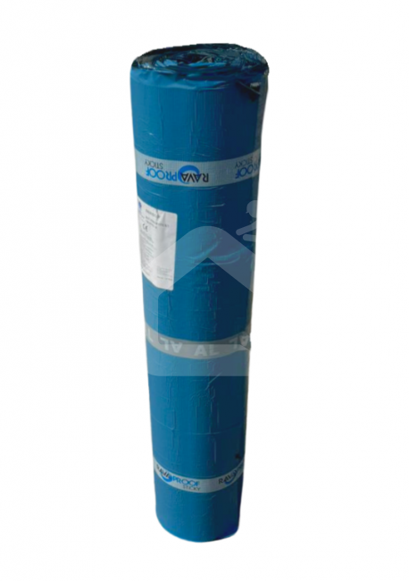 TAKPAPP dampisolasjon med folie Ravaproof STICKY VB AL 0,5 mm (-25 °C)selvklebende 1x50 50m2 3500kr
