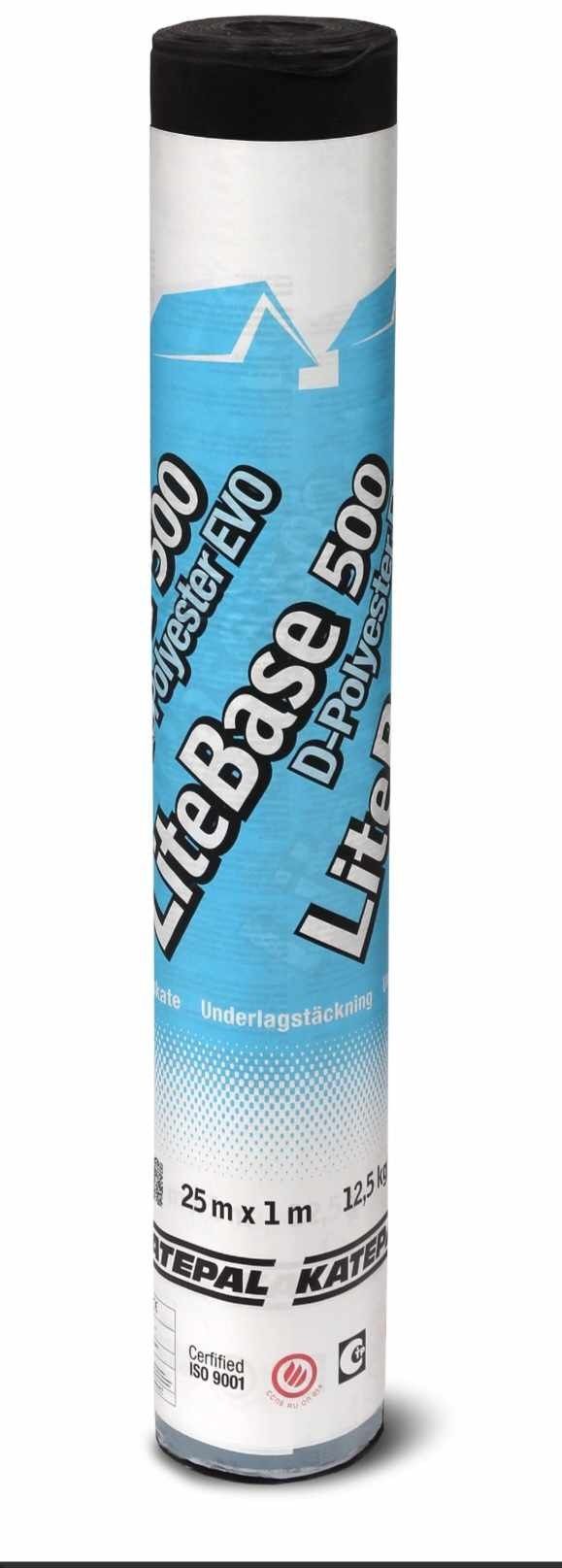 Katepal Litebase 500 1 x 25m | Takpapp Kampanje: 1250kr pr. Rull