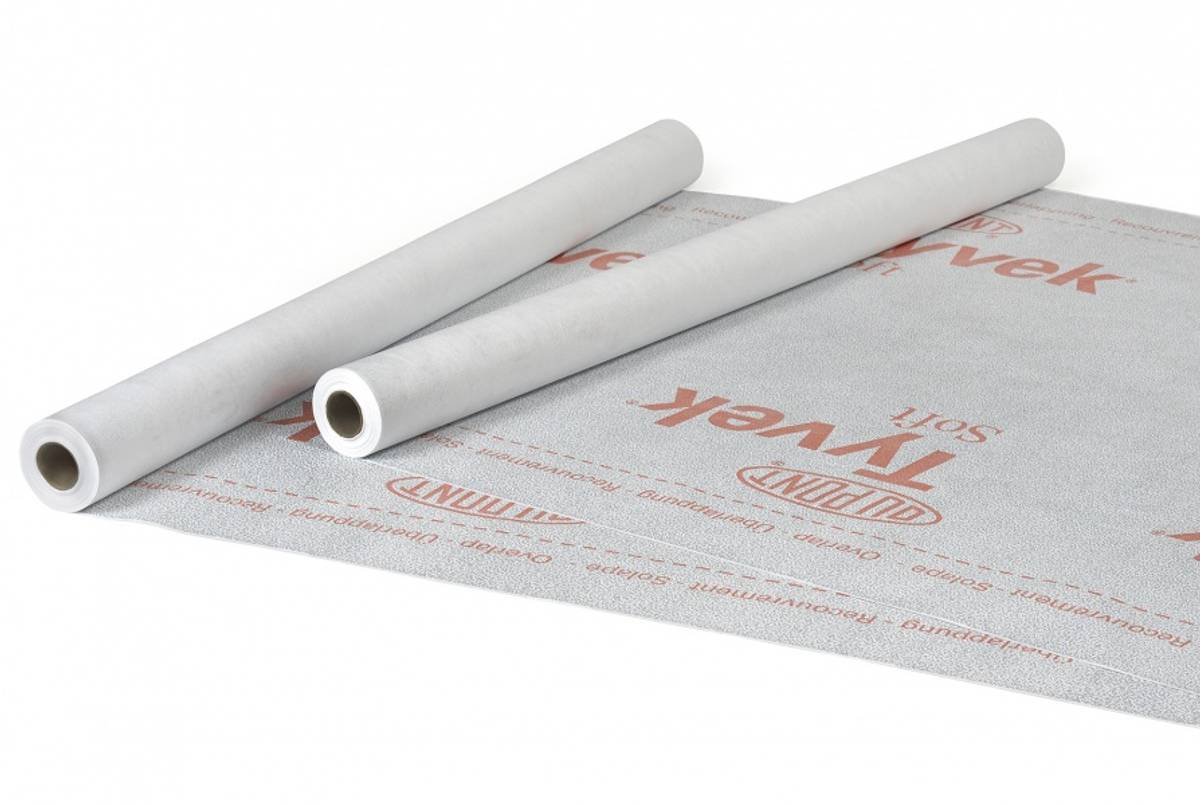 Tyvek® SOFT Diffusjonsåpen vindsperre 1,5m x 50m = 75m² 1700kr