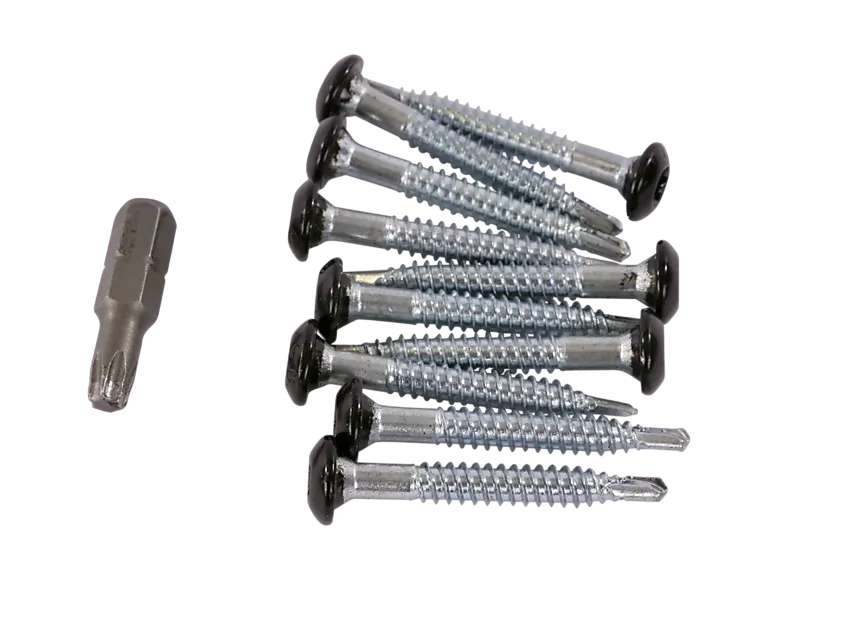 Decra Skruer 4,5x35 mm Sort SS 500STK 1100KR