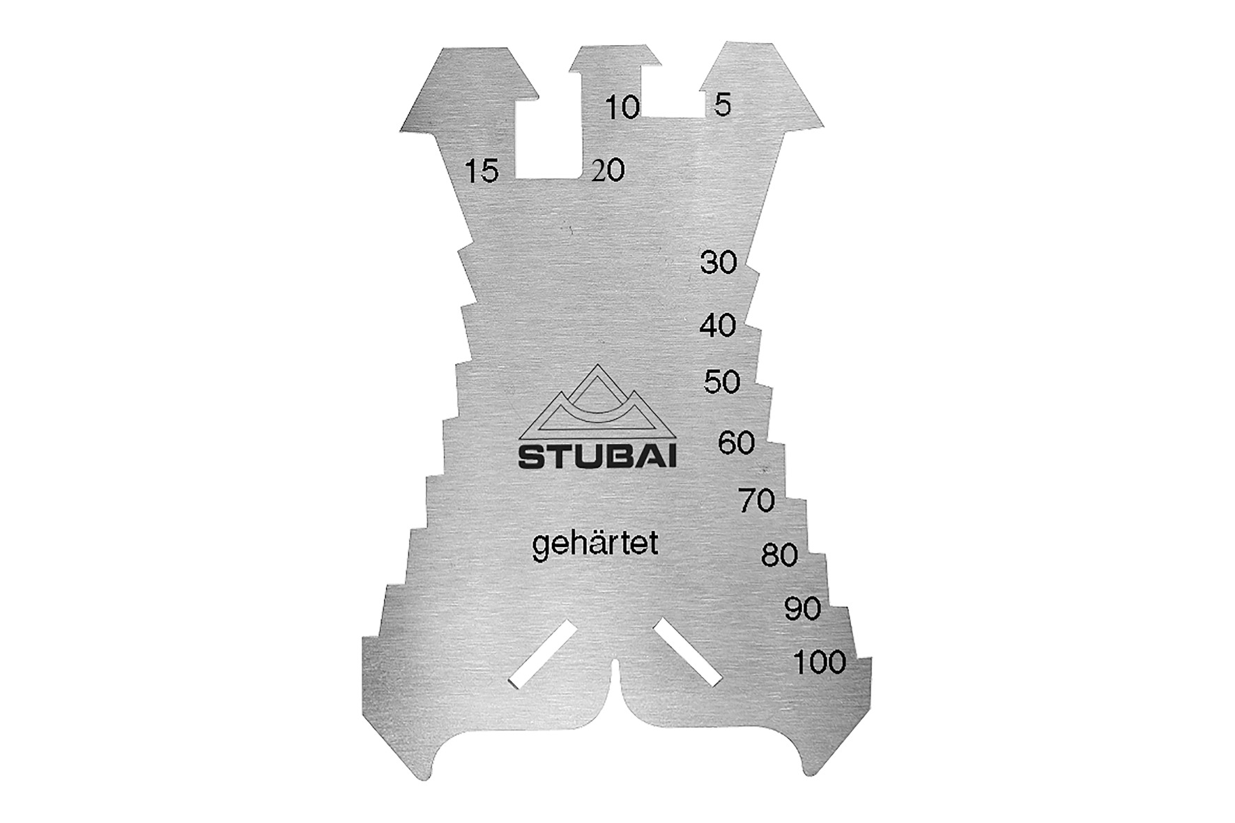 Stubai ridsesmål 140x100x1,3mm - Rustfri til zink 400kr