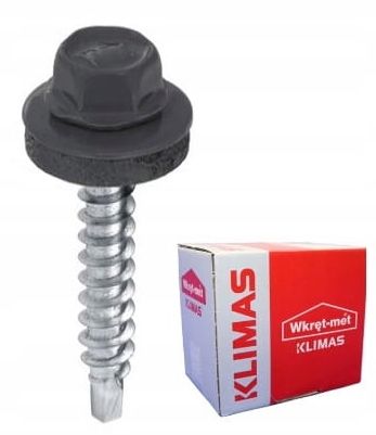 Farmerskrue 4,8 x 35, svart 10pakke 2500stk 1500kr