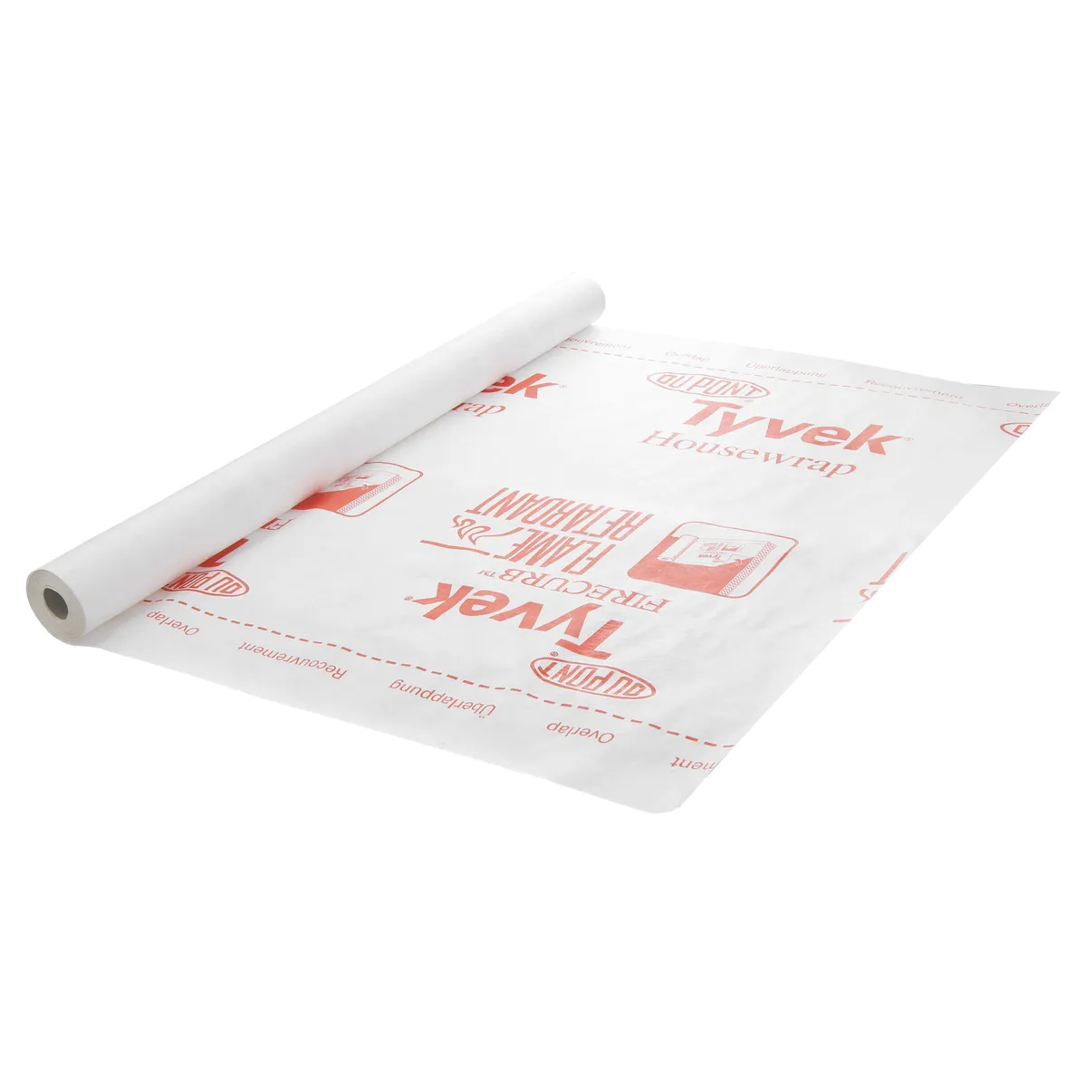 Tyvek® FireCurb Brannhemmende diffusjonsåpen vindsperre 1,5m x 50m = 75m² 4150kr