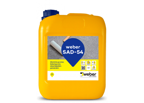 Weber floor, SAD-54 Primer,  5 liter 1100kr