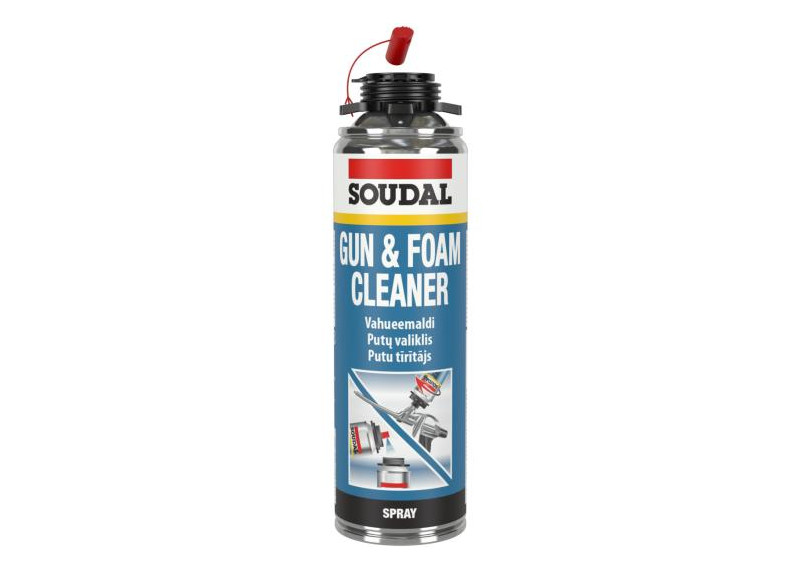 Soudal Gun & Foamcleaner, acetonbasert, 500 ml 150kr