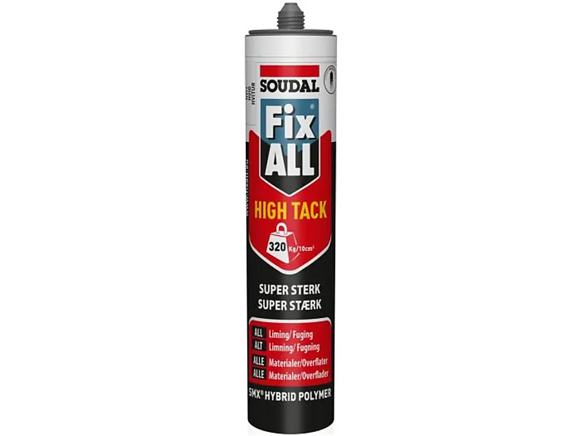 Fugemasse  Soudal MS High Tack 290 ml svart 140kr