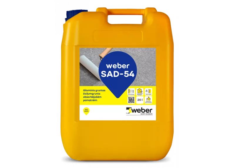 Weber floor, SAD-54 Primer,  20liter 2000kr